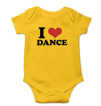 Load image into Gallery viewer, I LOVE DANCE Romper For Baby Boy/Girl-Yellow-Ektarfa.online
