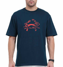 Load image into Gallery viewer, crab Oversized T-Shirt for Men
