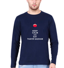 Load image into Gallery viewer, thayir sadam Full Sleeves T-Shirt for Men-Navy Blue-Ektarfa.online
