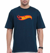 Load image into Gallery viewer, hot wheels Oversized T-Shirt for Men-Petrol Blue-Ektarfa.online
