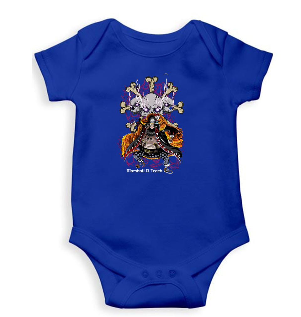 CAPTAIN BLACKBEARD - ONE PIECE Anime Romper For Baby Boy/Girl