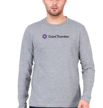 Load image into Gallery viewer, grant thornton Full Sleeves T-Shirt for Men-Grey Melange-Ektarfa.online
