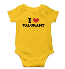 Load image into Gallery viewer, I LOVE VALORANT Romper For Baby Boy/Girl-Yellow-Ektarfa.online
