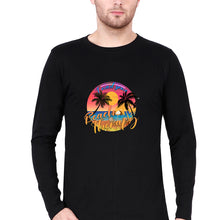 Load image into Gallery viewer, beach therapy Full Sleeves T-Shirt for Men-Black-Ektarfa.online
