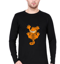 Load image into Gallery viewer, Garfield Full Sleeves T-Shirt for Men-Black-Ektarfa.online
