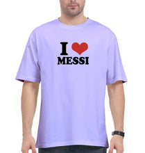 Load image into Gallery viewer, I LOVE MESSI Oversized T-Shirt for Men
