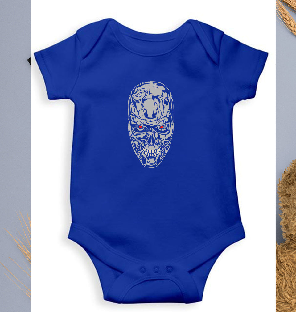 terminator Romper For Baby Boy/Girl-Royal Blue-Ektarfa.online