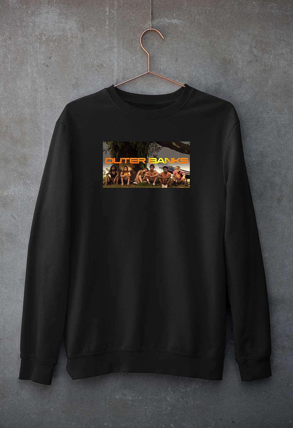 outer banks Sweatshirt for Men/Women-Black-Ektarfa.online