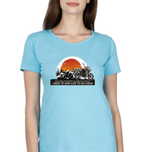 Load image into Gallery viewer, Ride T-Shirt for Women-SkyBlue-Ektarfa.online
