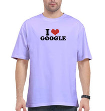 Load image into Gallery viewer, I LOVE GOOGLE Oversized T-Shirt for Men
