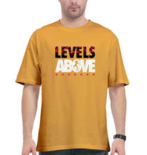 Load image into Gallery viewer, levels above roman reigns Oversized T-Shirt for Men-Golden Yellow-Ektarfa.online
