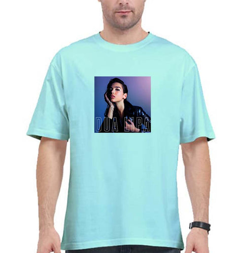 dua lipa Oversized T-Shirt for Men-Mint-Ektarfa.online