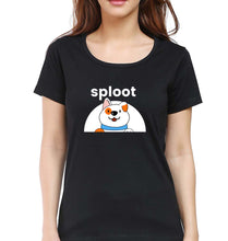 Load image into Gallery viewer, Sploot T-Shirt for Women-Black-Ektarfa.online
