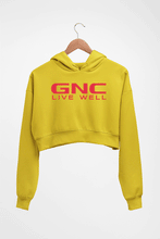 Load image into Gallery viewer, GNC Crop HOODIE FOR WOMEN-Mustard Yellow-Ektarfa.online
