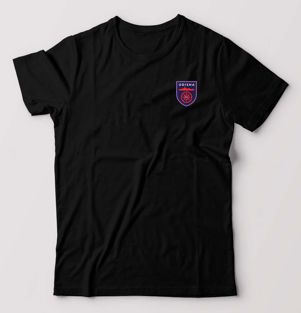 Odisha FC T-Shirt for Men-Black-Ektarfa.online