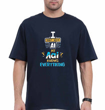 Load image into Gallery viewer, Artificial intelligence (AI) Aai Oversized T-Shirt for Men-Ektarfa.online
