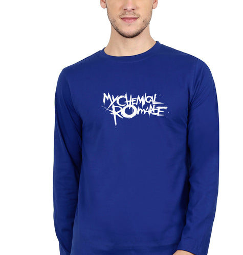 My Chemical Romance Full Sleeves T-Shirt for Men-royal blue-Ektarfa.online