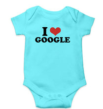 Load image into Gallery viewer, I LOVE GOOGLE Romper For Baby Boy/Girl-Sky Blue-Ektarfa.online
