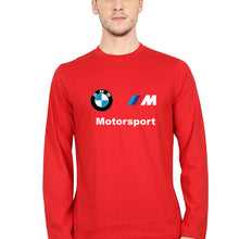 Load image into Gallery viewer, BMW Motersport Full Sleeves T-Shirt for Men-red-Ektarfa.online
