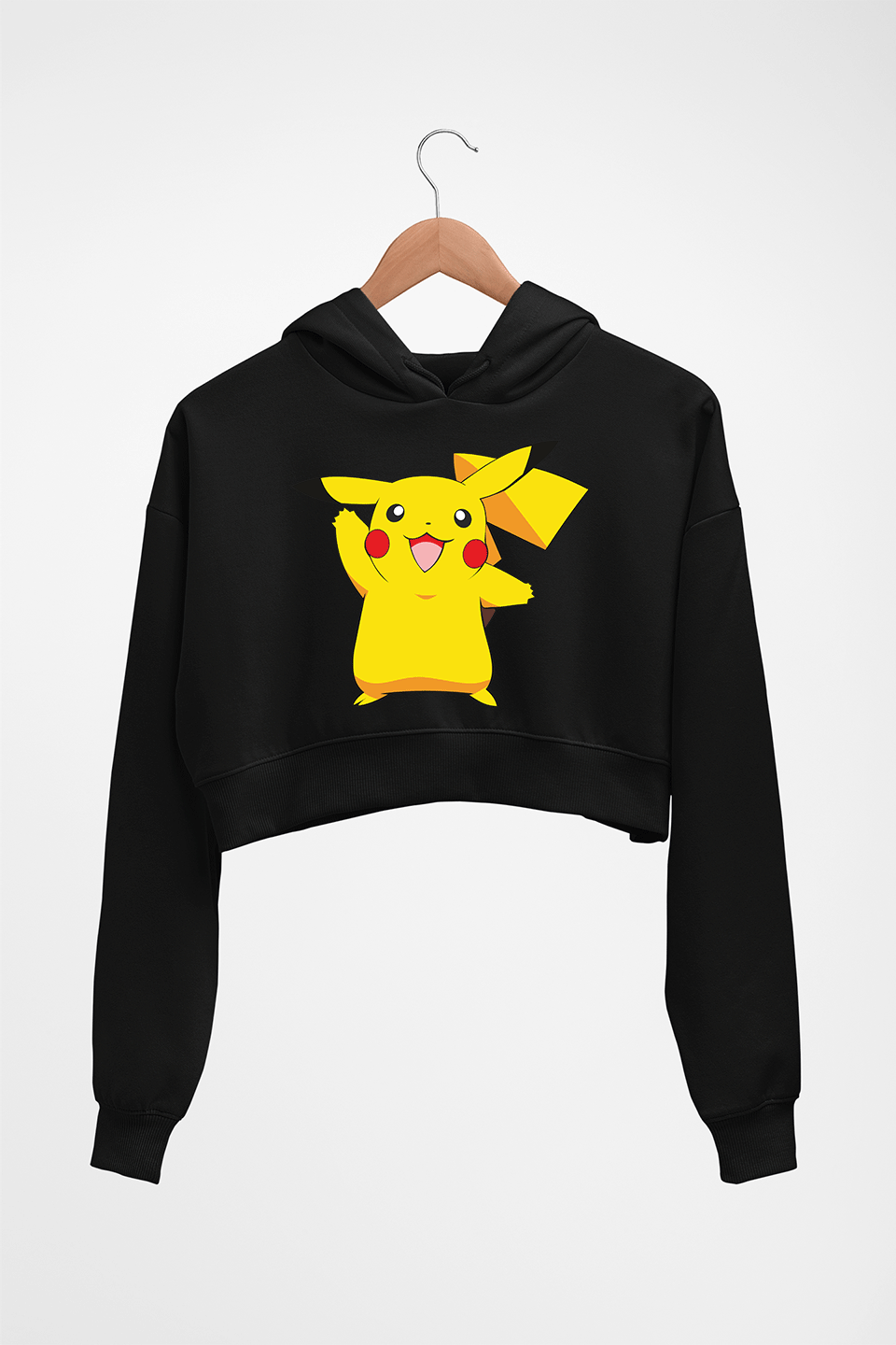 Pikachu Crop HOODIE FOR WOMEN