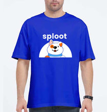Load image into Gallery viewer, Sploot Oversized T-Shirt for Men-Royal Blue-Ektarfa.online
