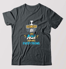 Load image into Gallery viewer, Artificial intelligence (AI) Aai T-Shirt for Men-Steel grey-Ektarfa.online

