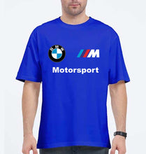 Load image into Gallery viewer, BMW Motersport Oversized T-Shirt for Men-Royal Blue-Ektarfa.online
