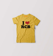 Load image into Gallery viewer, I LOVE RCB T-Shirt for Boy/Girl-Golden Yellow-Ektarfa.online
