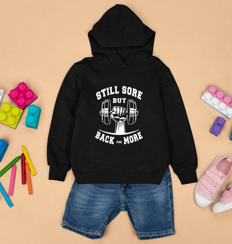 Gym Kids Hoodie for Boy/Girl-Black-Ektarfa.online