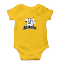 Load image into Gallery viewer, GTA San Romper For Baby Boy/Girl-Yellow-Ektarfa.online
