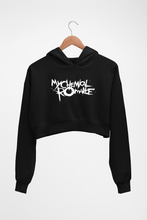 Load image into Gallery viewer, My Chemical Romance Crop HOODIE FOR WOMEN-Black-Ektarfa.online
