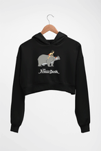 Load image into Gallery viewer, jungle book Crop HOODIE FOR WOMEN-Black-Ektarfa.online
