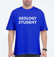 Load image into Gallery viewer, Geology Student Oversized T-Shirt for Men-Royal Blue-Ektarfa.online
