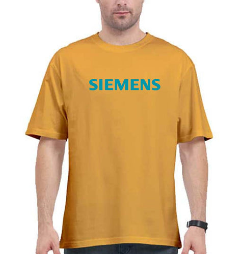 siemens Oversized T-Shirt for Men-Golden Yellow-Ektarfa.online