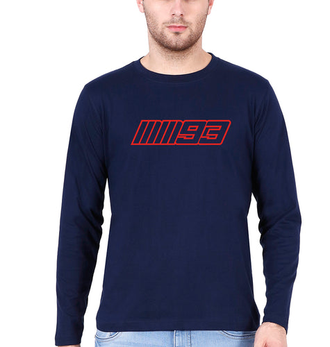 MM93 Full Sleeves T-Shirt for Men-Navy Blue-Ektarfa.online