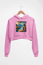 Load image into Gallery viewer, Tom and Jerry Crop HOODIE FOR WOMEN-Light Baby Pink-Ektarfa.online
