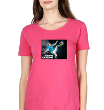 Load image into Gallery viewer, erling haaland T-Shirt for Women-Pink-Ektarfa.online

