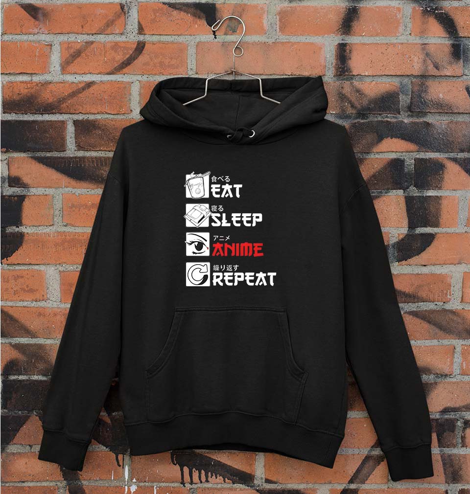 Eat Sleep Anime Repeat Hoodie for Men/Women