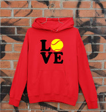 Load image into Gallery viewer, Love Tennis Unisex Hoodie for Men/Women-Red-Ektarfa.online
