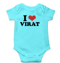 Load image into Gallery viewer, I LOVE VIRAT Romper For Baby Boy/Girl-Sky Blue-Ektarfa.online
