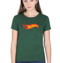 Load image into Gallery viewer, hot wheels T-Shirt for Women-Dark Green-Ektarfa.online
