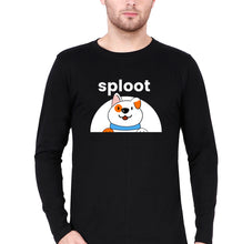 Load image into Gallery viewer, Sploot Full Sleeves T-Shirt for Men-Black-Ektarfa.online
