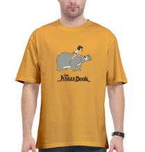 Load image into Gallery viewer, jungle book Oversized T-Shirt for Men-Golden Yellow-Ektarfa.online
