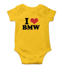 Load image into Gallery viewer, I LOVE BMW Romper For Baby Boy/Girl-Yellow-Ektarfa.online

