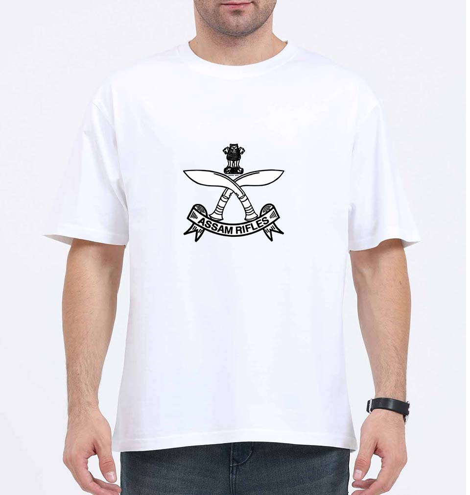 Assam Rifles Army Oversized T-Shirt for Men