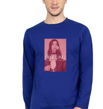 Load image into Gallery viewer, dua lipa Full Sleeves T-Shirt for Men-royal blue-Ektarfa.online

