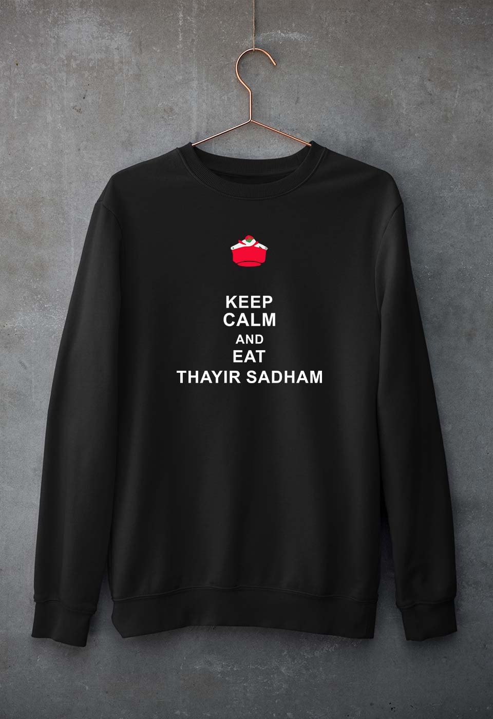 thayir sadam Sweatshirt for Men/Women-Black-Ektarfa.online