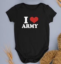 Load image into Gallery viewer, I Love Army Romper For Baby Boy/Girl-Black-Ektarfa.online

