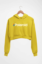 Load image into Gallery viewer, Polaroid Crop HOODIE FOR WOMEN-Mustard Yellow-Ektarfa.online
