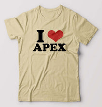 Load image into Gallery viewer, I LOVE APEX T-Shirt for Men-Beige-Ektarfa.online
